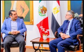 السفير المصري في المكسيك يلتقي برئيس مجلس النواب المكسيكي