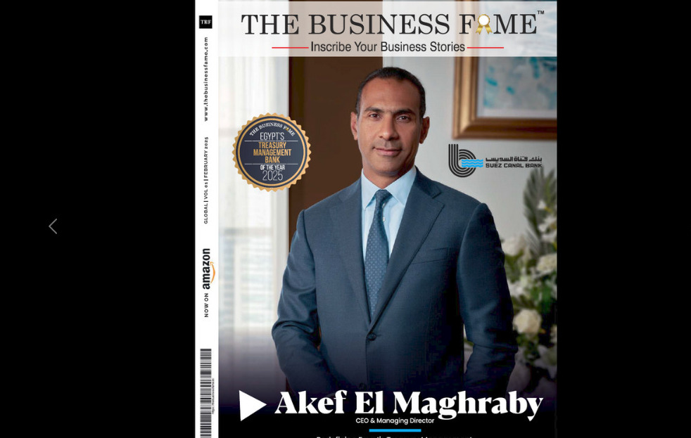 بنك قناة السويس يتصدر غلاف مجلة The Business Fame كأفضل بنك لإدارة الخزانة في مصر عام 2025