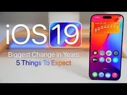 تغييرات كبيرة فى تصميم iOS 19 تشمل أيقونات جديدة وشريط عائم