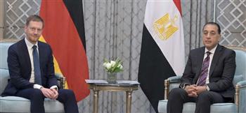   مدبولي يلتقي رئيس وزراء ولاية ساكسونيا الحرة الألمانية 