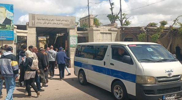 بالصور .. تشيع  ودفن جثمان شقيق ايمان البحر درويش