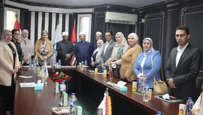 اجتماع الجنة التنسيقية المنوطة بتفعيل مذكرة التفاهم بين مجمع البحوث الإسلامية ومجلس الشباب المصري