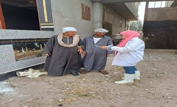 قوافل بيطرية تجوب منطقة سهل الطينة بشرق بورسعيد لحماية الثروة الحيوانية