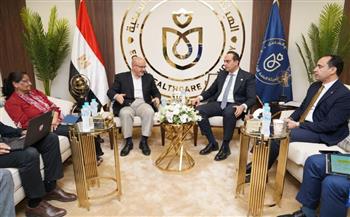   رئيس الرعاية الصحية يلتقي ممثل منظمة الصحة العالمية في مصر