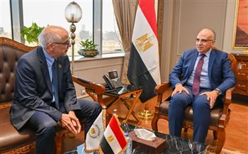   وزير الري يبحث مع مدير معهد البحر الأبيض المتوسط للمياه التعاون في مجال المياه