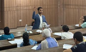   بدء  امتحانات برنامج العلاج الطبيعي بجامعة جنوب الوادي الأهلية