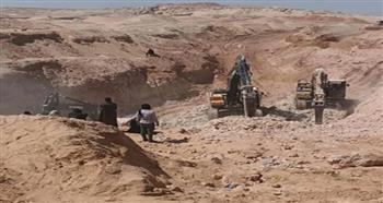    مفقود و 6 مصابين انهار عليهم بئر تحت الإنشاء في صحراء المنيا