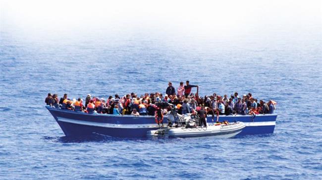 غرق 3 مهاجرين غير شرعيين وإنقاذ 57 آخرين حاولوا عبور المتوسط إلى إيطاليا