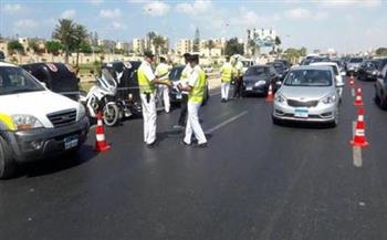   ضبط 14 ألفا و487 مخالفة في حملات مرورية بالطريق الدائري