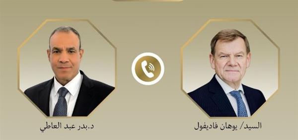 وزير الخارجية يبحث مع نظيره الألماني سبل نفاذ المساعدات الإنسانية لقطاع غزة