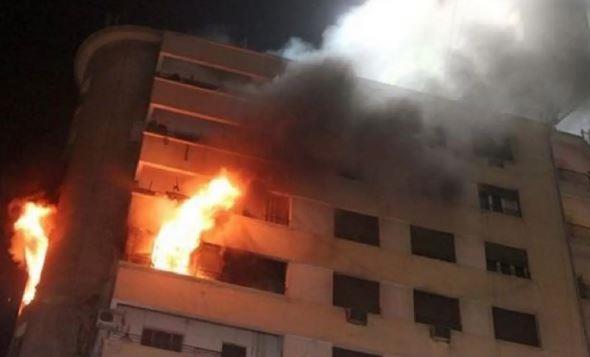 إخماد حريق داخل شقة سكنية فى مدينة السلام دون إصابات