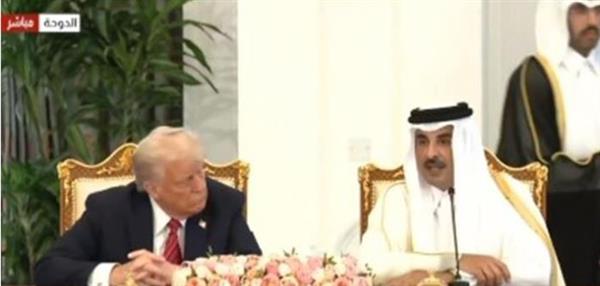 أمير قطر وترامب يشهدان التوقيع على اتفاقية لطائرات بيونج