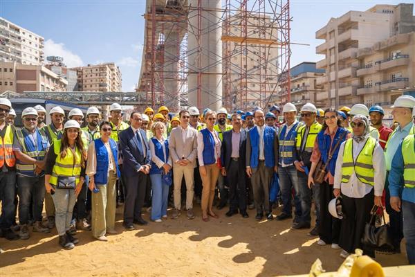 سفيرة الاتحاد الأوروبي تشكر كل من ساهم في مشروع مترو أبو قير بالإسكندرية