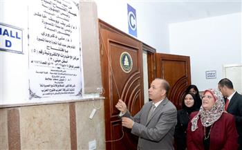   رئيس جامعة المنصورة يفتتح مجمع الاختبارات الإلكترونية بكلية التجارة