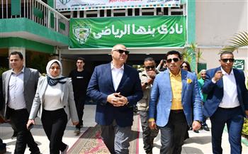   بتكلفة 4 ملايين .. وزير الشباب والرياضة ومحافظ القليوبية يفتتحان أعمال تطوير نادي بنها الرياضي 