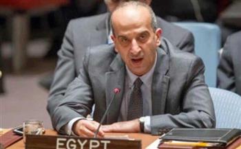   مندوب مصر لدى الأمم المتحدة: قدمنا خطة للتعافي المبكر وإعادة إعمار غزة