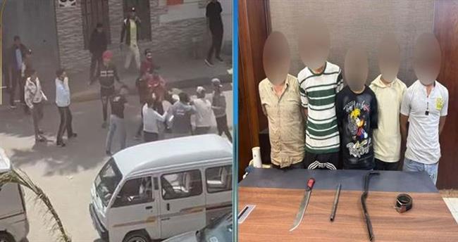كشف ملابسات فيديو يظهر خلاله تعدي بعض الأشخاص على بعضهم بالجيزة