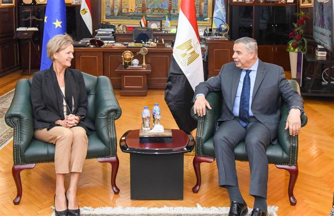 محافظ الإسكندرية يستقبل سفيرة الاتحاد الأوروبي لبحث سبل التعاون المشترك بين الجانبين