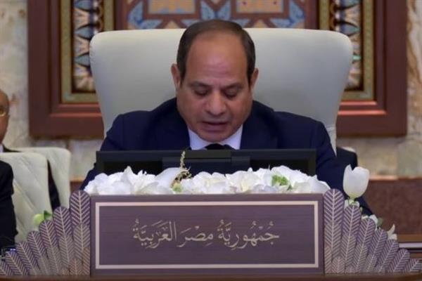 الرئيس السيسي : مصر تواصل جهودها المكثفة مع الوسطاء لوقف إطلاق النار في غزة