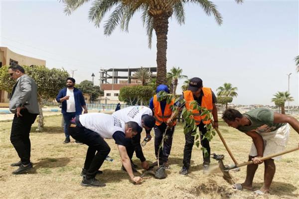 الإسماعيلية: زراعة 200 شجرة بشاطئ التعاون ضمن مبادرة 'اتحضر للأخضر'
