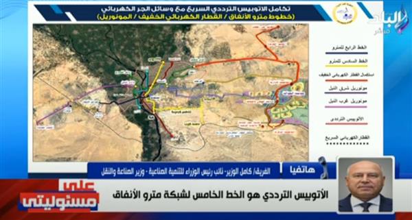 وزير النقل: الأتوبيس الترددي 100 % مصري من الخامات والمعدات