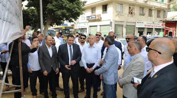 محافظ القاهرة يتابع أعمال تطوير ورفع كفاءة منطقة عزبة جرجس والعسال بشبرا