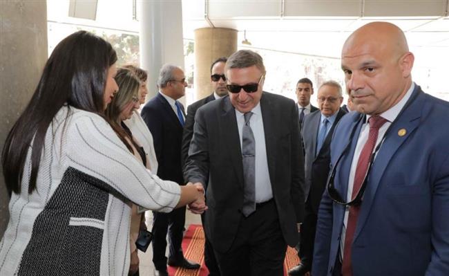 رئيس وأعضاء المحكمة الدستورية العليا في زيارة لمكتبة الإسكندرية