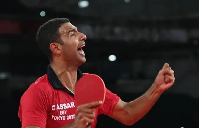 عمر عصر يتأهل للدور الثاني ببطولة العالم لتنس الطاولة بمنافسات الفردي