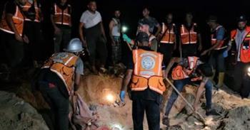 استشهاد  سرحان وكواورة و17 فلسطينيا في جريمة صهيونية جديدة بخان يونس