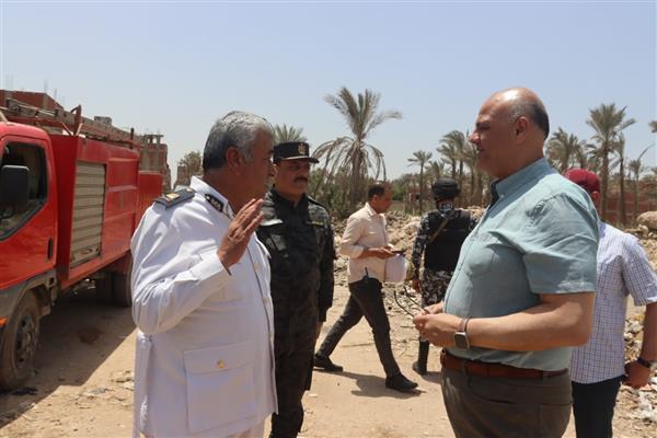 محافظ القليوبية يشهد إزالة شاملة لتعديات على أراض زراعية بـ " القلج "