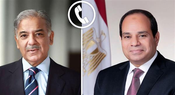 الرئيس السيسي يتلقى اتصالاً هاتفياً من رئيس الوزراء الباكستاني