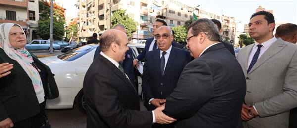 وزير العدل يتفقد أعمال تطوير محكمة جنوب الجيزة الابتدائية