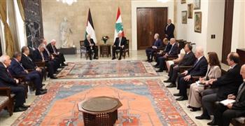   بيان لبناني فلسطيني مشترك: الاتفاق على حصر السلاح بيد الدولة اللبنانية