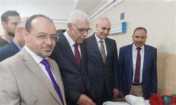   رئيس جامعة المنوفية يطمئن على حالات المصابين بحادث سقوط مصعد المستشفيات الجامعية