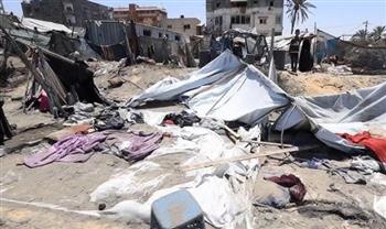   استشهاد فلسطينيين وإصابة آخرين في قصف خيمة تؤوي نازحين بـ خان يونس