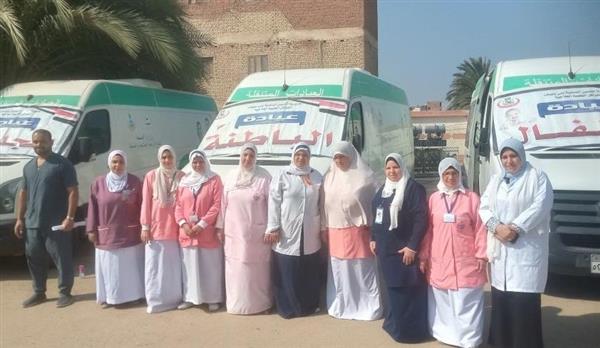 فحص وعلاج 1610 مواطن ضمن قافلة طبية مجانية بـ بني سويف