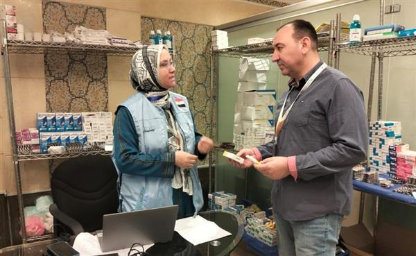 عيادات البعثة الطبية تستقبل 2785 زيارة من الحجاج المصريين