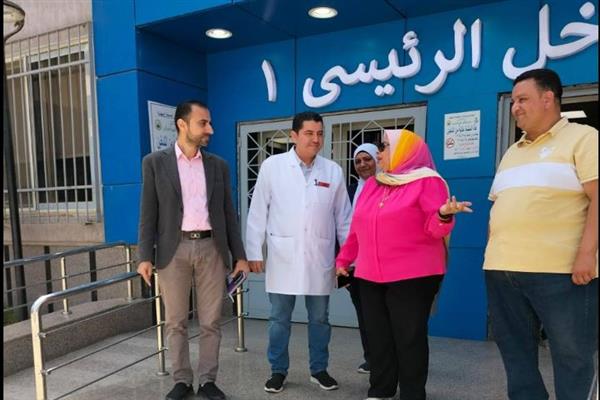 مدير عام الطب العلاجي تفاجئ مستشفى القناطر الخيرية