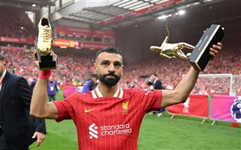   للمرة الرابعة.. محمد صلاح يفوز بجائزة الحذاء الذهبي كأفضل هداف في الدوري الإنجليزي