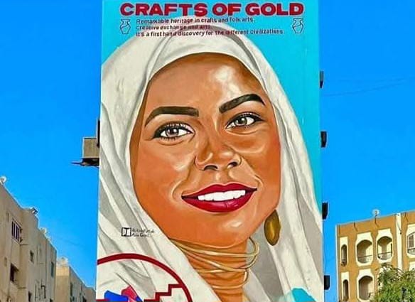 رمزا للجمال الصعيدي.. إسراء مصطفى تكشف سبب اختيارها لتزيين جدارية أسوان