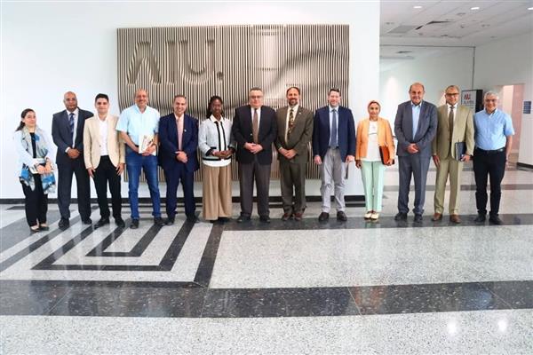 جامعة العلمين الدولية تستقبل وفداً رفيع المستوى من جامعة جيمس ماديسون الأمريكية لتعزيز التعاون الأكاديمي