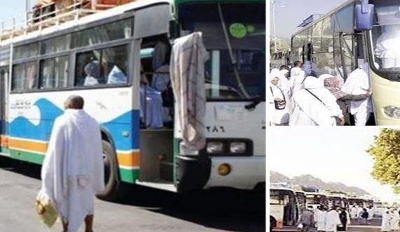 انتهاء تفويج الحج البري من ميناء نويبع بإجمالي 7701 حاج و180 باصا