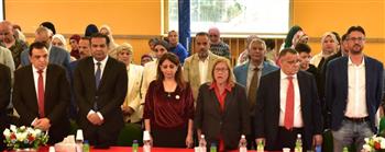   مدرسة نجيب محفوظ المصرية تتلألأ في منطقة سان سيرو بميلانو