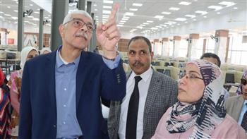   رئيس جامعة المنوفية يتابع مراحل الإنتهاء من تجهيزات مراكز القياس والتقويم بالمجمع النظري