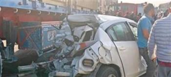   مصرع شخصين في حادث تصادم لعدد من السيارات بطريق السويس الصحراوي