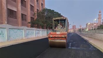  محافظ الجيزة : الانتهاء من رصف وتطوير طريق بهرمس بمنشأة القناطر