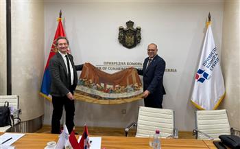   وزير العمل يستكمل لقاءاته في صربيا باجتماع مع رئيس غرفة التجارة والصناعة