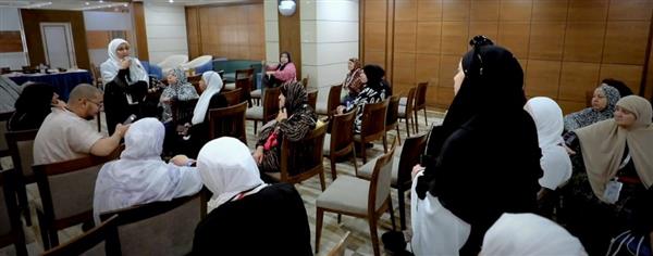 ندوات دينية لحجاج القرعة بمكة المكرمة لتعريفهم بطريقة أداء المناسك