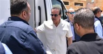    وزير الصحة يتفقد مستشفى الحمام المركزي بمحافظة مطروح