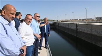   وزير الري يتفقد قناطر أسيوط الجديدة الواقعة على نهر النيل
